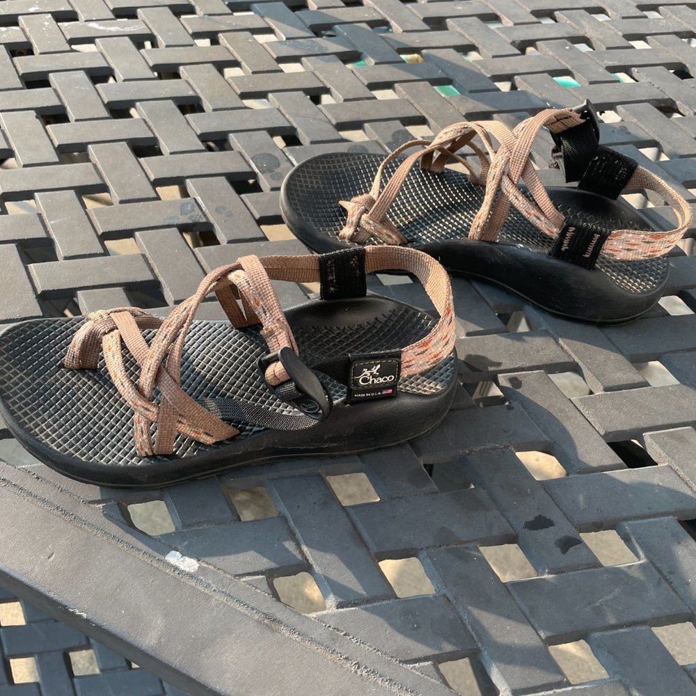Chaco Women's Sandals - Black and Tan - Picture 3 of 7